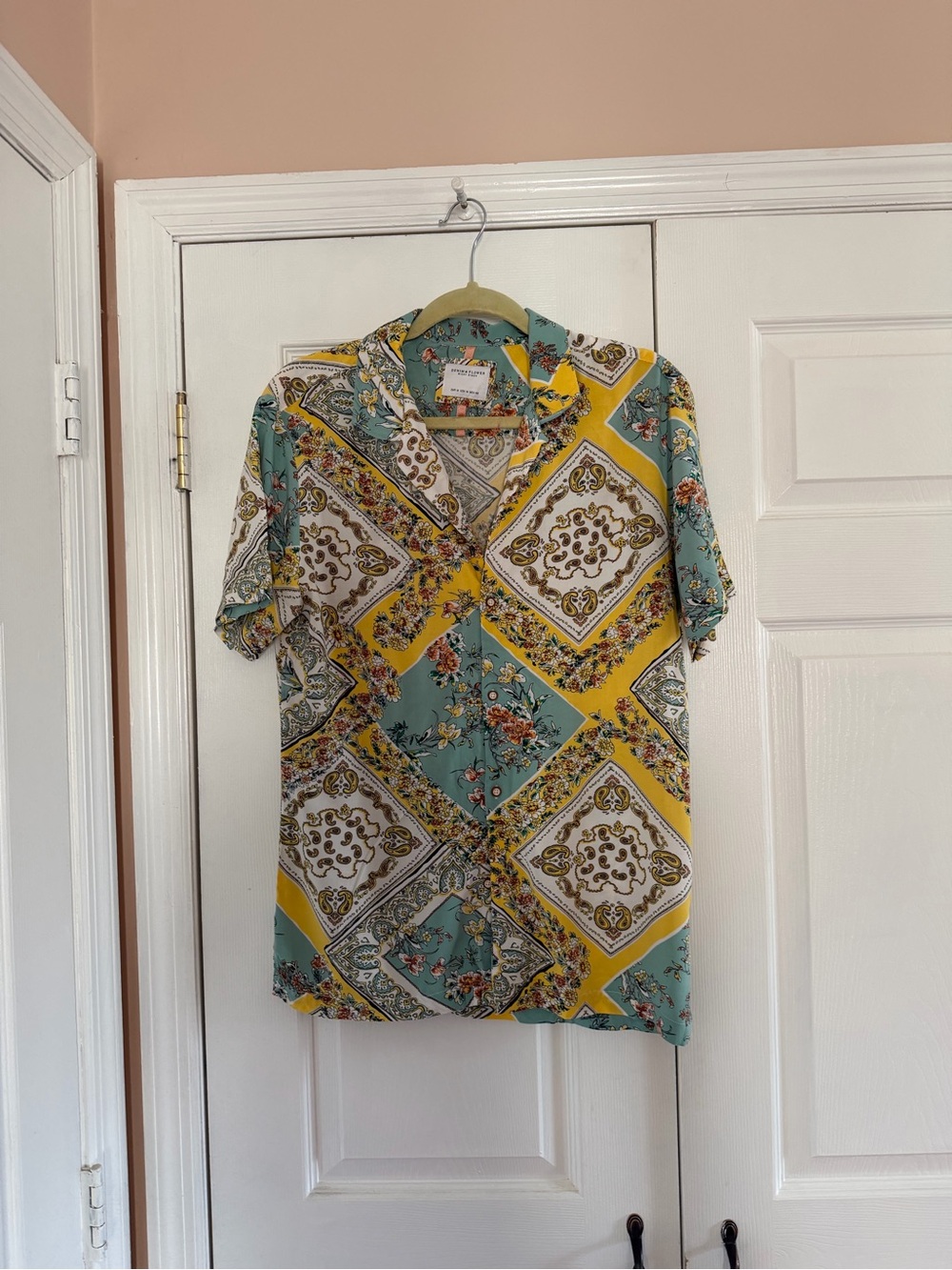 Men’s denim & flower ricky singh patterned shirt